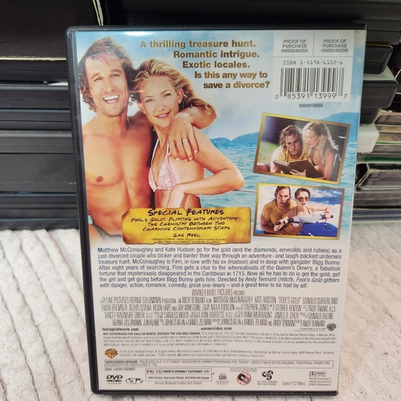🎬 Fools Gold DVD with Matthew McConahay and Kate Hudson - Picture 4 of 4